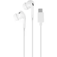 Puro PUIPHF31USBCWHI, Koblet med ledninger (ikke trådløs), Samtaler/musikk, 11 g, Hodesett, Hvit