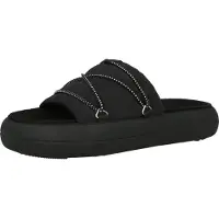 Moon Boot for woman. 80D2420030 Icon Slide Sandals black (36), Flat, Velcro, Casual