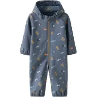 Name it Softshell Dress m. Fleece - NbmAlfa08 - Flint Stone/Leke - - 50/56 - Softshell