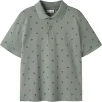 Name it Polo - NkmVolo - Shadow/Palm - - 9-10 år (134-140) - Polo