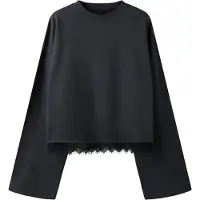 LMTD Blondedetalj Langermet Topp