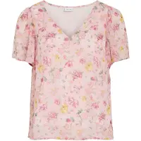 Vila Falia Kort Ermet Bluse