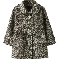 Name it Frakk - NmfMadelin - Birch m. Leopard - - 6 år (116) - Overgangsjakke