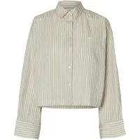 Selected Astha Cropped Boxy Skjorte Med Lange Ermer