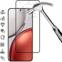 Mtp Products Honor X70/X9d/Magic8 Lite Full Cover Beskyttelsesglass - 9H - svart kant