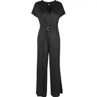 Urban Classics Satin Wide Kortermet Jumpsuit