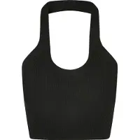 Urban Classics Rib Knit Crossed Neckholder Ermeløs Topp