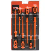 Bahco Set Of 6 Ph1ph2 Slotted And Phillips Screwdrivers With Rubber 3-6.5 Mm Håndtak