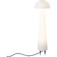 QAZQA Stående utendørslampe hvit 80 cm inkl. LED IP44 - Fungi