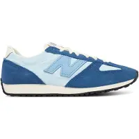 New Balance unisex. U471V1 Blue leather sneakers 471 (40), Flat, Suede, Laces, Casual