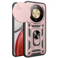 Mtp Products Honor X70/X9d/Magic8 Lite Hybrid-deksel med Roterende Ring med Kameraskjold - Roségull