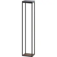 KLEWE LED-solcellelampe RADIA MEGA, antrasitt, 110 cm, aluminium IP65