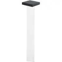 KLEWE LED-solcellelampe Scotty, klar/antrasitt, 60 cm, IP65