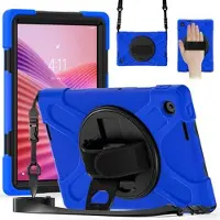 Mtp Products Lenovo Tab Heavy Duty 360 Deksel med Håndrem - Blå / Svart