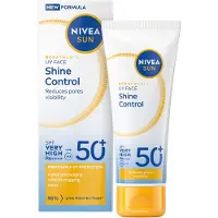 Nivea Uv Face Shine Control Spf 50 40 Ml Solkrem