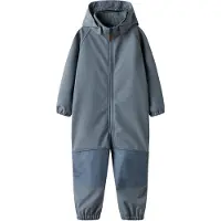 Name it Softshell Dress - Magi - NmmAlfa08 - Flint Stone - - 5 år (110) - Softshell