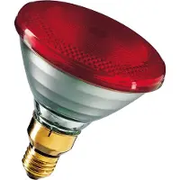 Philips PAR38 E27 175W IR varmelampe, rød