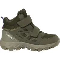 Viking Støvler - Track Mid WP 2V - Olive - - 31 - Støvler