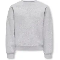 ONLY Collegegenser - KogSweat - Noos - Light Grey Melange - - 7-8 år (122-128) - Collegegenser
