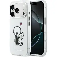 Karl Lagerfeld Karl & Choupette MagSafe-etui på baksiden til iPhone 17 Pro Max - Klar