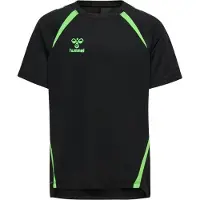 Hummel T-skjorte - hmlLead 2.0 Jersey - Svart/Grønn - - 6 år (116) - T-skjorte