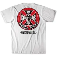 West Coast Choppers Logo Kortarmet T-skjorte