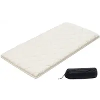 Vevor japansk tatamimatte, sammenleggbar japansk tatamimadrass i dobbel størrelse, futonmadrass med oppbevaringspose og feste, 9-lags gulvmatte for soving, sovesal, meditasjon, yoga, 2032 x 991 x 63,5