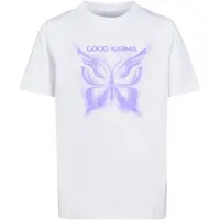 Mister tee Good Karma Butterfly Kortarmet T-skjorte