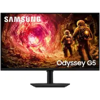 Samsung Odyssey G5 S32FG502EU - G50F Series - LED-skjerm - gaming - 32" - 2560 x 1440 QHD @ 180 Hz - Fast IPS - 300 cd/m² - 1000:1 - HDR10 - 1 ms -...