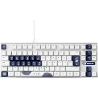 Pulsar PCMK 3 HE TKL (Bruce Lee 85th edition) - Gamingtastatur - Uten numpad - Tysk - Hvit