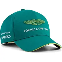 Puma x ASTON MARTIN ARAMCO F1 TEAM Replica Team Baseball Cap, Motorsport, Green Lux, OSFA