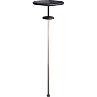 KLEWE LED-solcellelampe PLANET B antrasitt 160 cm jordspyd IP65