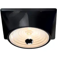 Stilnovo Goletta taklampe, blank svart/hvit, 36 cm