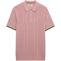 Superdry Knitted Texture Kortermet Poloskjorte