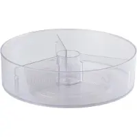 Alpina Lazy Susan Rund snurrebass til kjøleskapet 29 cm i PET-plast