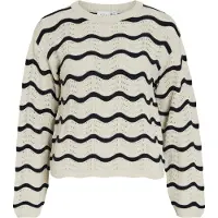 Vila Viwave Rund Hals Strikket Pullover