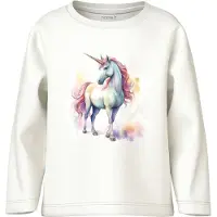 Name it Genser - NmfVotea - Cloud Danser/Rosa Unicorn - - 5 år (110) - Genser