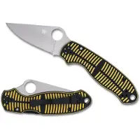 Spyderco Para 3 Salt Yellow/Black G-10 CPM MagnaCut foldekniv