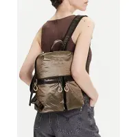 Hispanitas for woman. BI254159 Samba Met backpack grey (OSFA), Casual, Polyurethane
