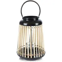 Home Styling Collection bambuslykt for telys 33 cm