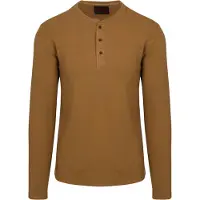 Superdry Waffle Henley Langarmet T-skjorte