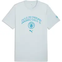 Puma Manchester City ftblCulture Tee Men, Football, Sea Glass/Tropical Blue, S
