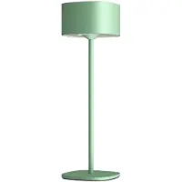 Calex LED-bordlampe Serino, grønn, aluminium, 2700 K