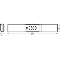 Osram LED-benkbelysning Socket svart 3.000K dimbar stikkontakter