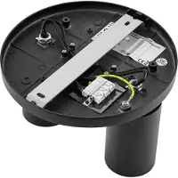 Deko-light CAN TILT downlight, svart, Ø 20 cm, 2 lyskilder i metall GU10