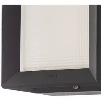 Bega utendørs vegglampe 22750 K3, grafitt, støpt aluminium. Glass