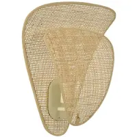 Market Set Vegglampe Coquillage, naturfarget, 33 cm, rotting