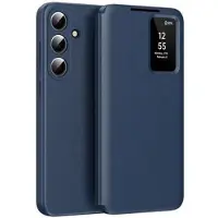 Mtp Products Samsung Galaxy S26 Smart Clear View Flip-etui med kortspor - Safir
