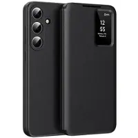 Mtp Products Samsung Galaxy S26+ Smart Clear View Flip-etui med kortspor - Svart