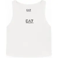 EA7 for girl. 7G000110_AF14524 Top Tennis Pro Girl white (8Años= 130cm), Sport, Polyamide, Sleeveless / Straps, children's fashion